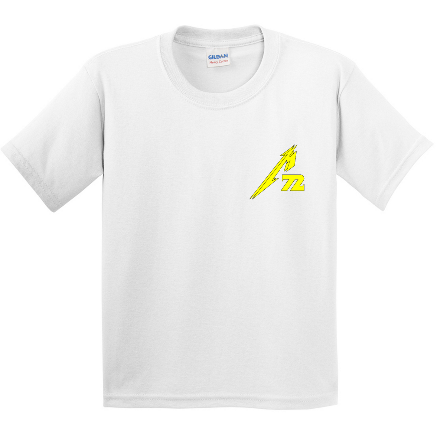 Metal Militia MM72 Yellow Badge Youth T-Shirt
