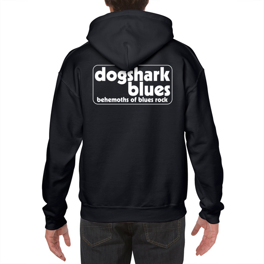 Dogshark Blues Black Hoodie