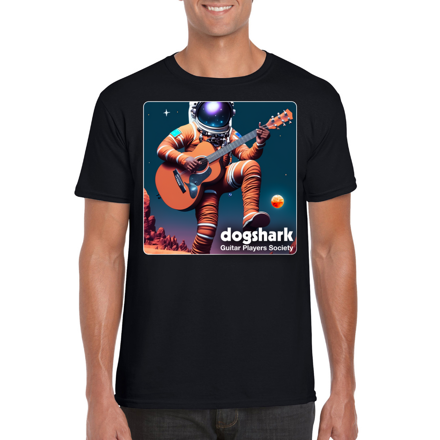 Dogshark Guitar Players Society 2024 Logo Unisex T-Shirt