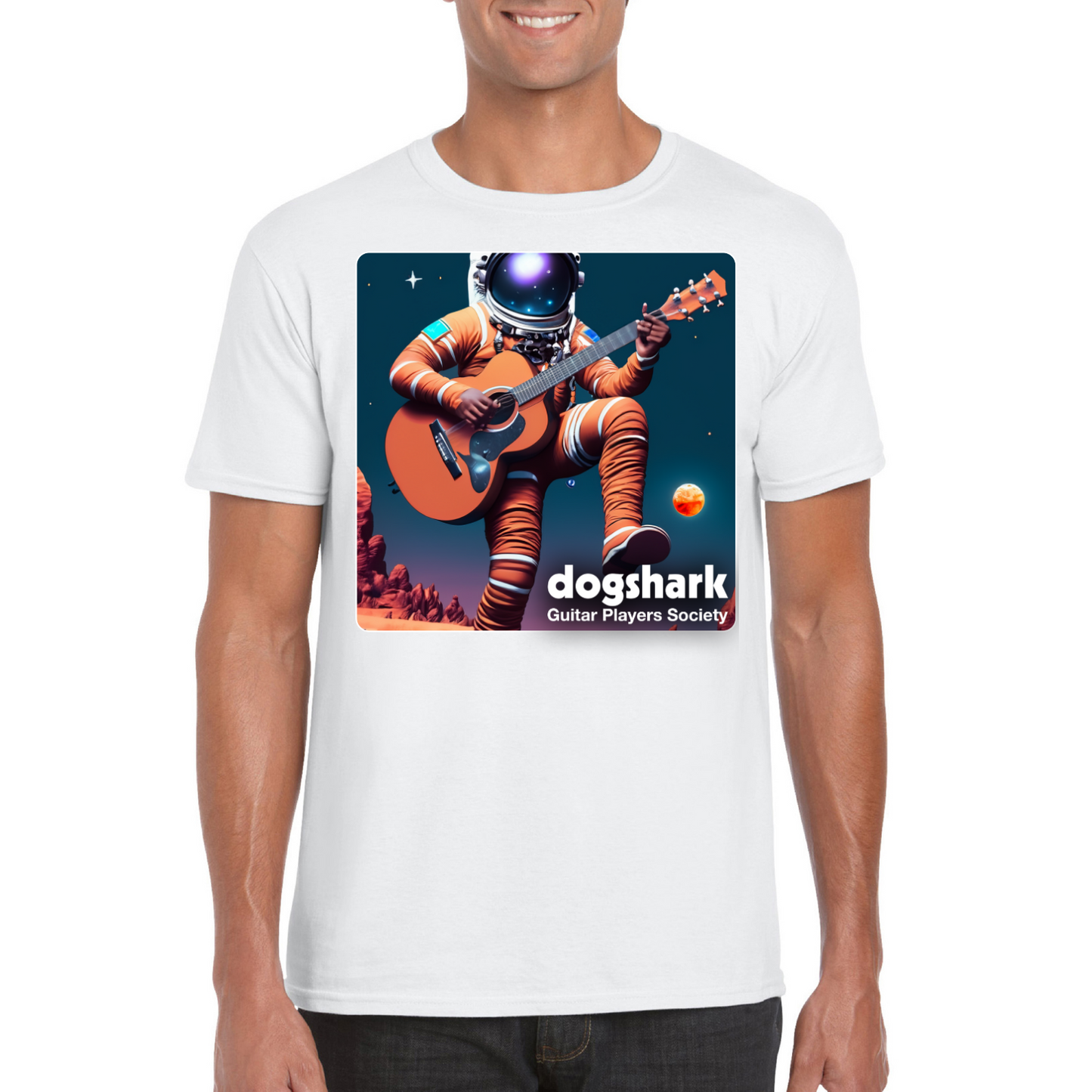 Dogshark Guitar Players Society 2024 Logo Unisex T-Shirt