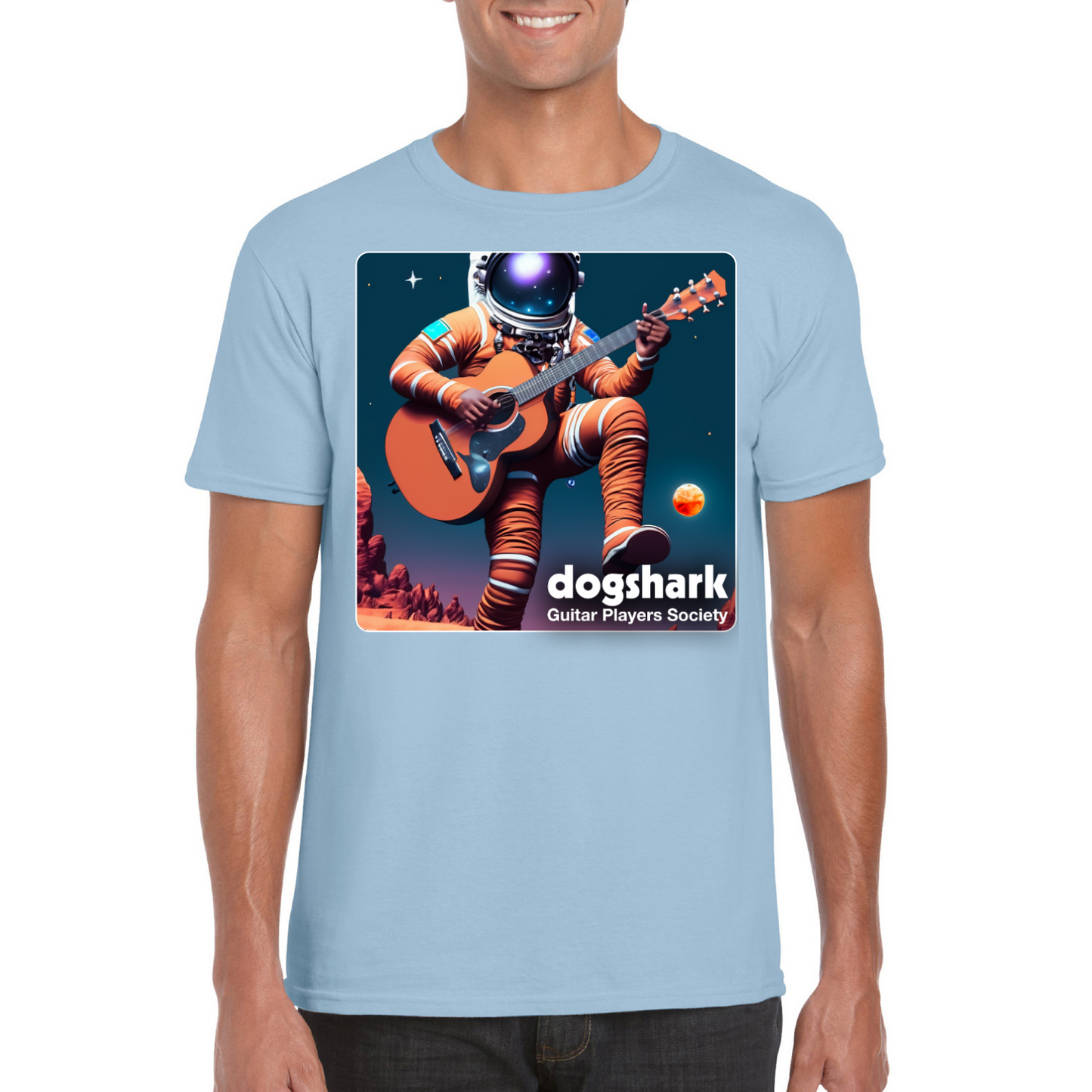 Dogshark Guitar Players Society 2024 Logo Unisex T-Shirt