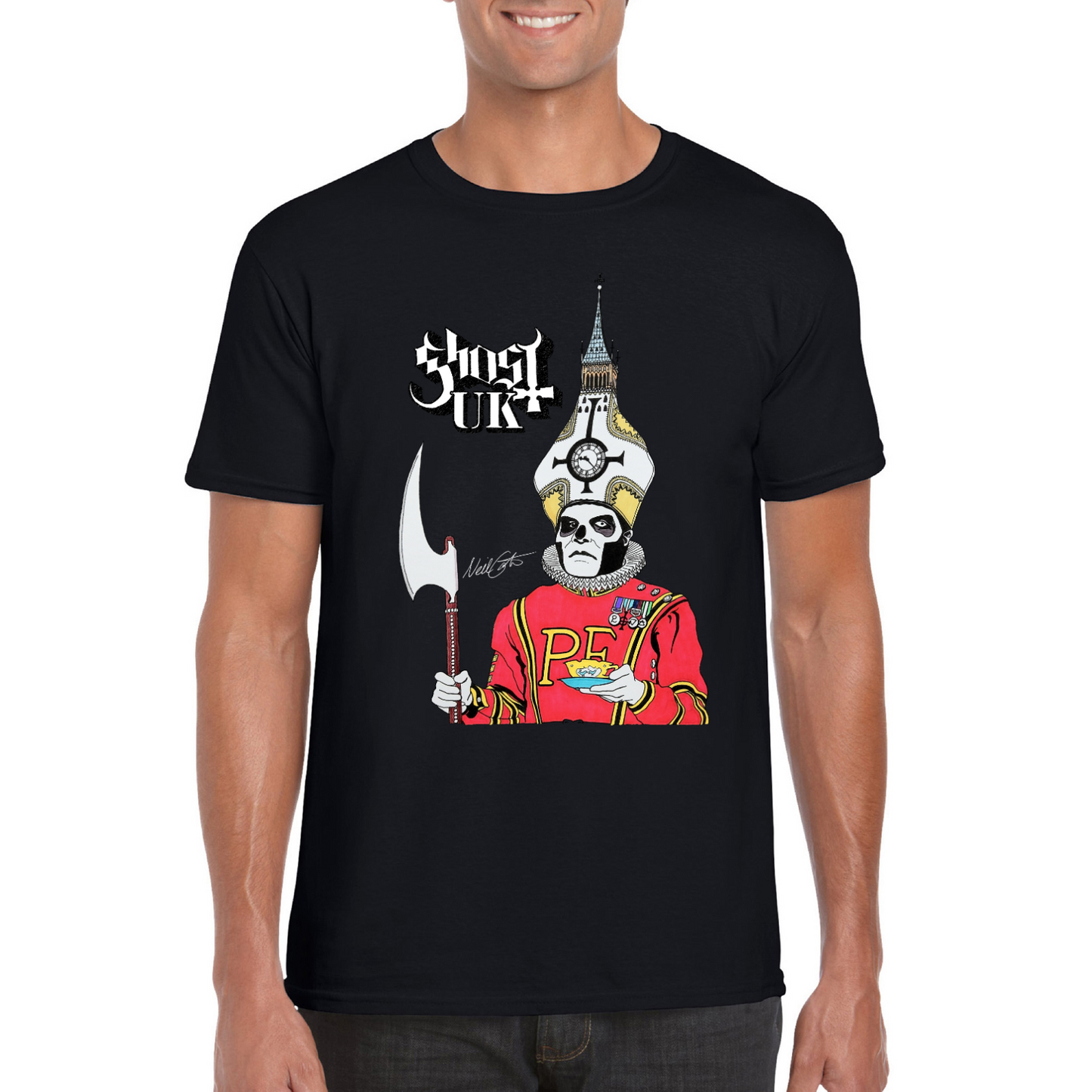 Ghost UK Papa III Black Unisex T-Shirt