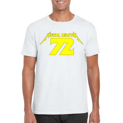 Metal Militia MM72 Yellow Logo Unisex T-Shirt