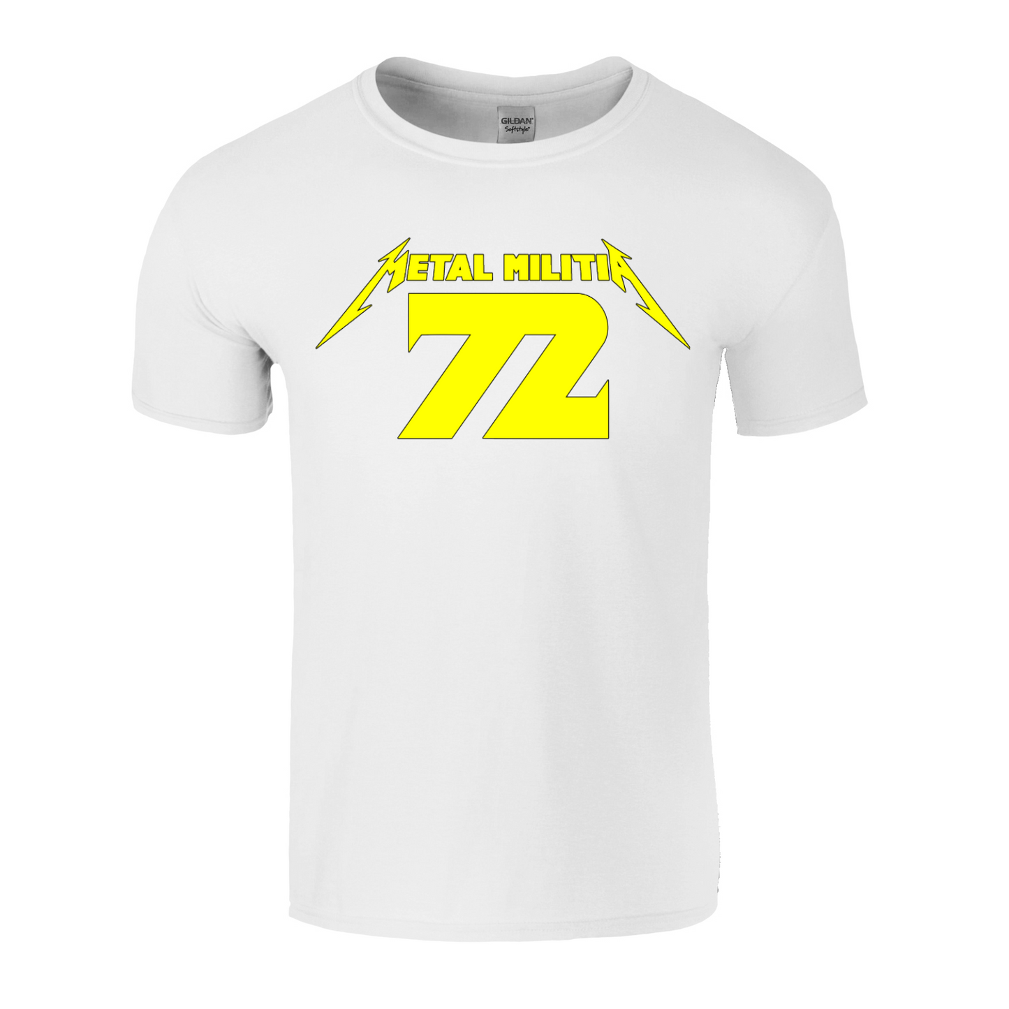 Metal Militia MM72 Yellow Logo Unisex T-Shirt