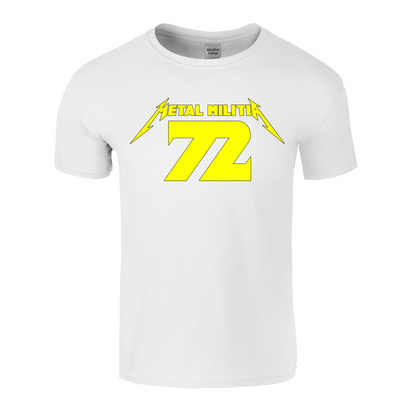 Metal Militia MM72 Yellow Logo Unisex T-Shirt