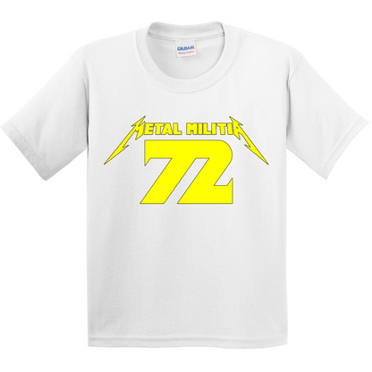 Metal Militia MM72 Yellow Logo Youth T-Shirt