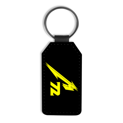 Metal Militia Yellow Badge Keyring