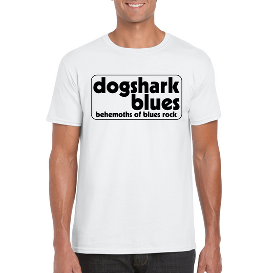 Dogshark Blues Big logo White Unisex T-Shirt