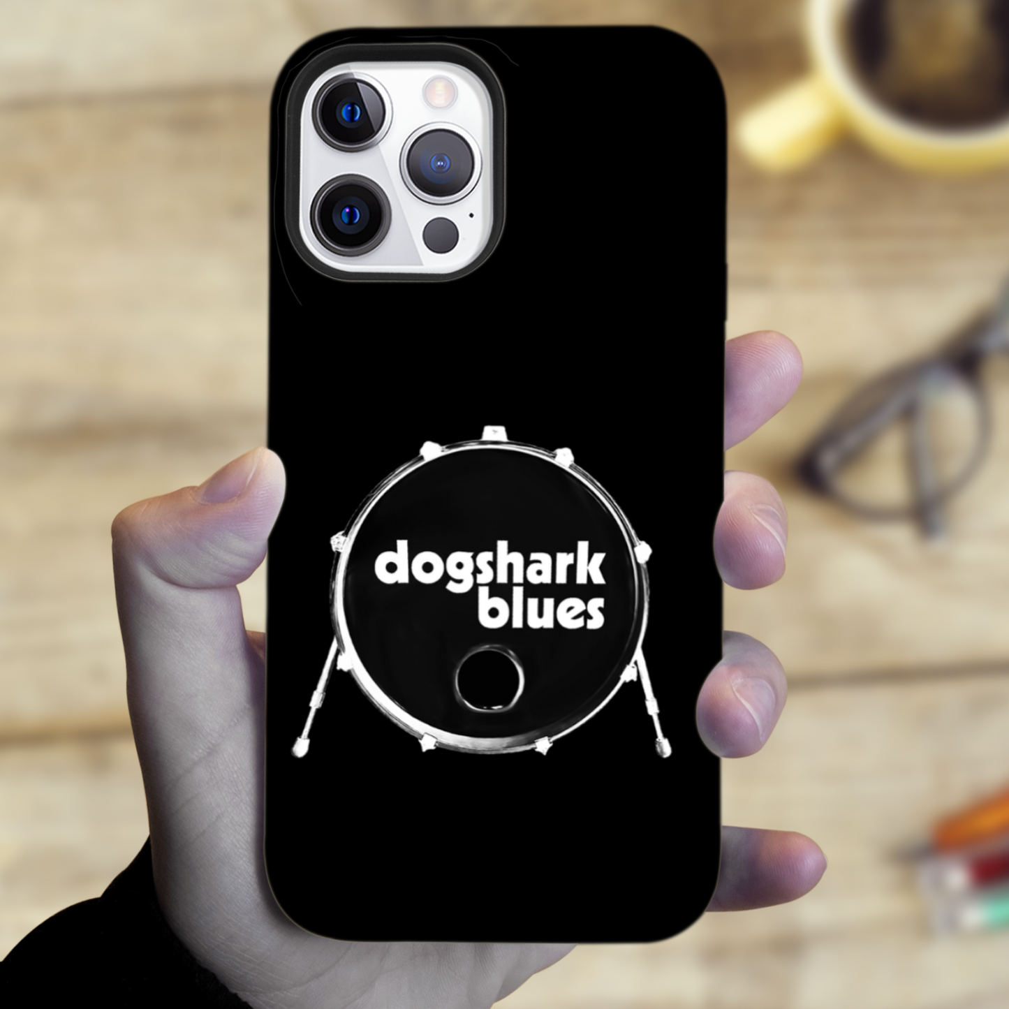 Dogshark Blues iPhone Tough Case