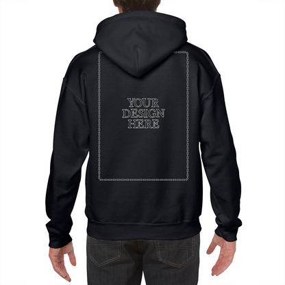 Personalised Unisex Hoodie Front & Back Print