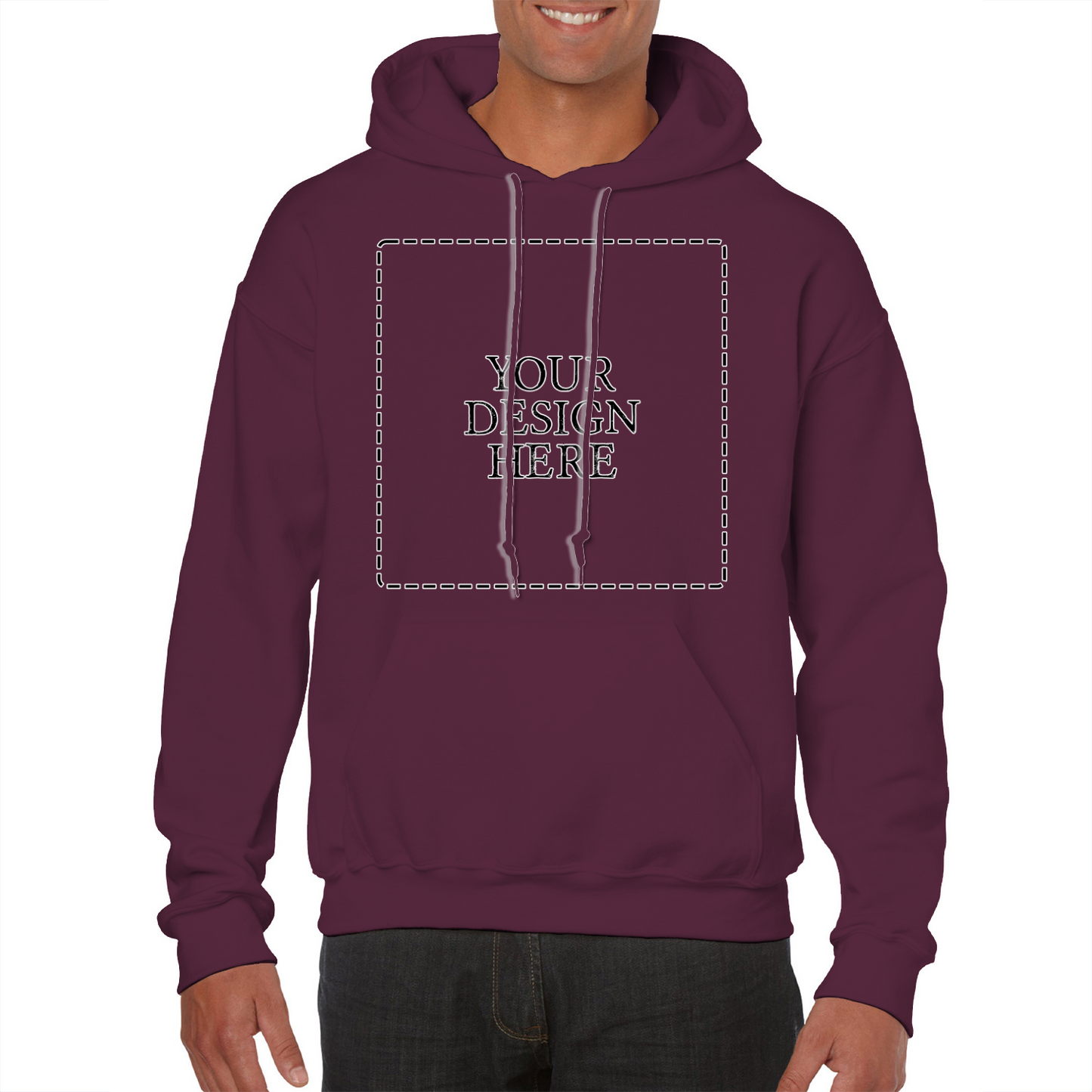 Personalised Unisex Hoodie Front & Back Print