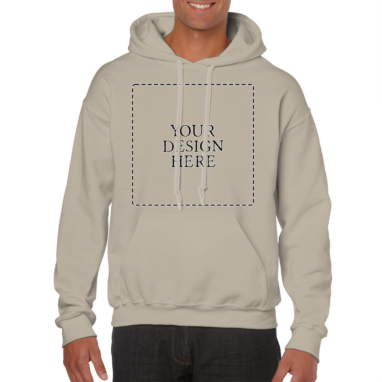 Personalised Unisex Hoodie Front & Back Print