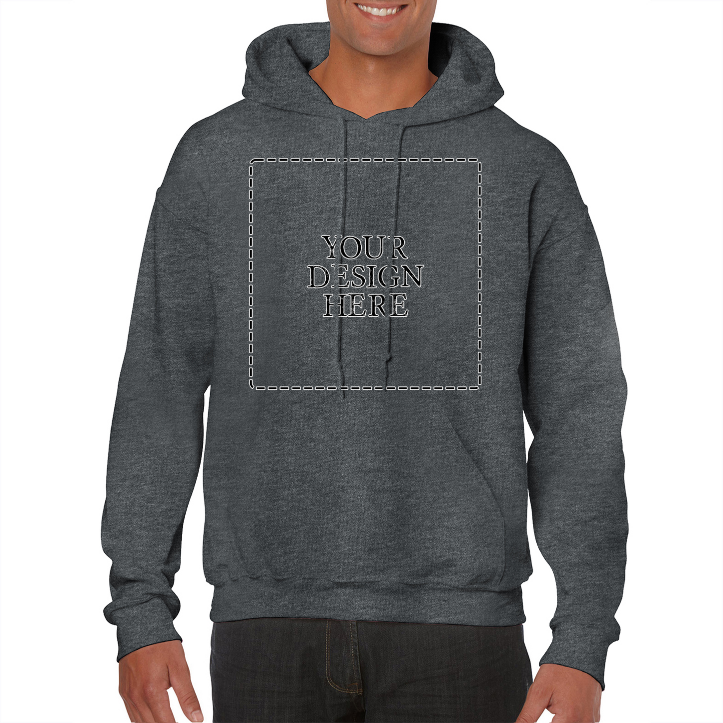 Personalised Unisex Hoodie Front & Back Print