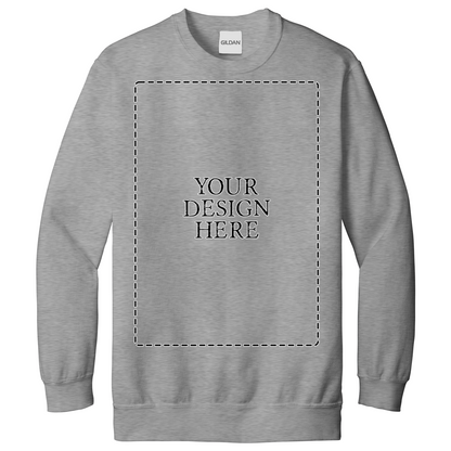 Personalised Unisex Sweatshirt Front Print Only