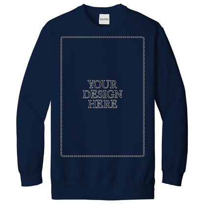 Personalised Unisex Sweatshirt Front Print Only