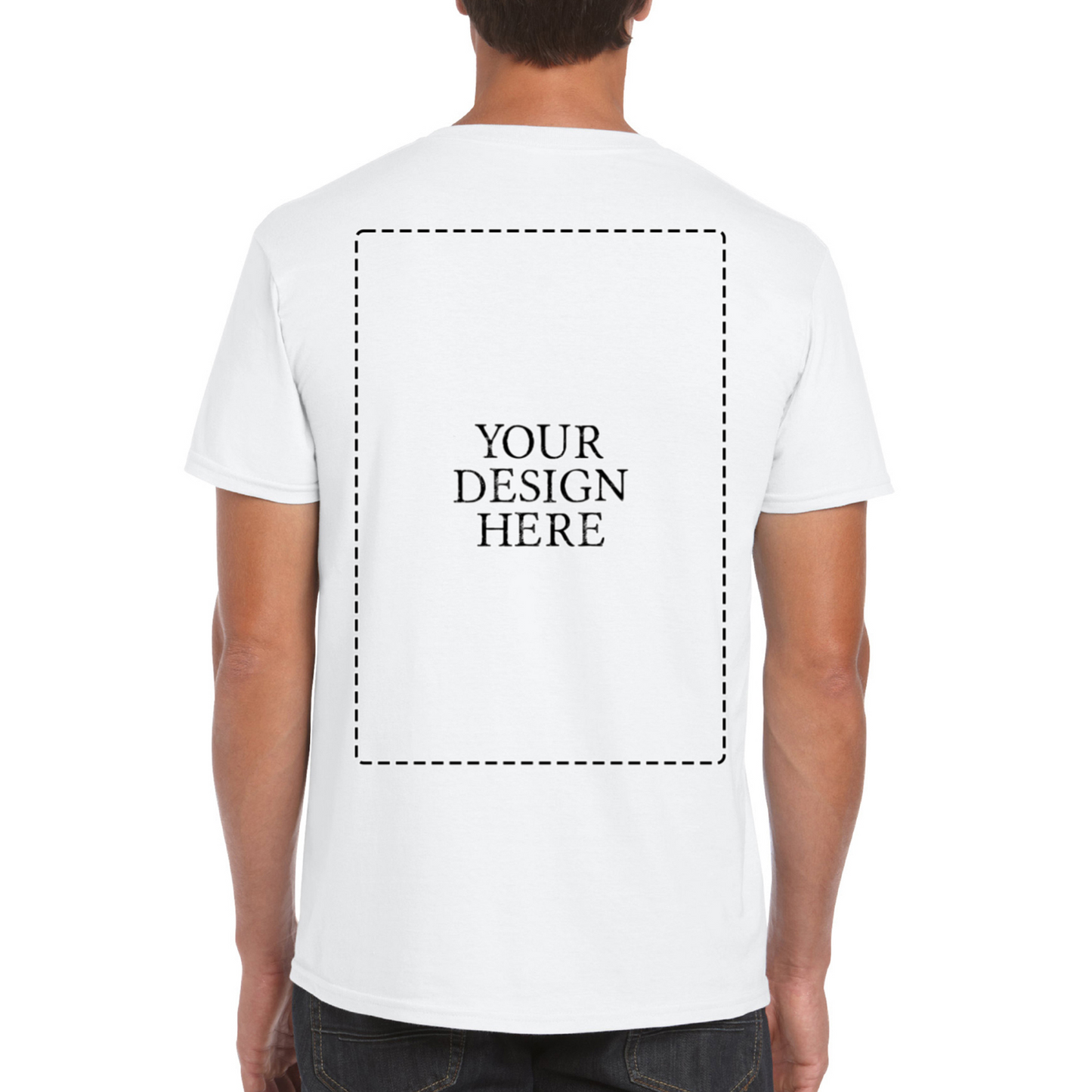 Personalised Unisex T-Shirt Back Print Only