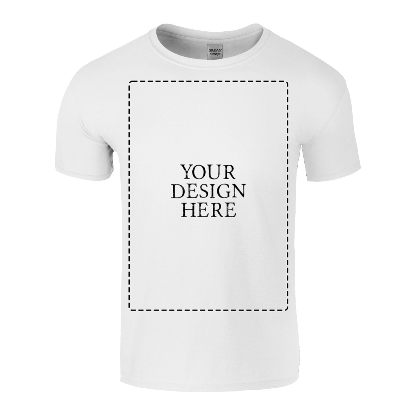 Personalised Unisex T-Shirt Front Print Only