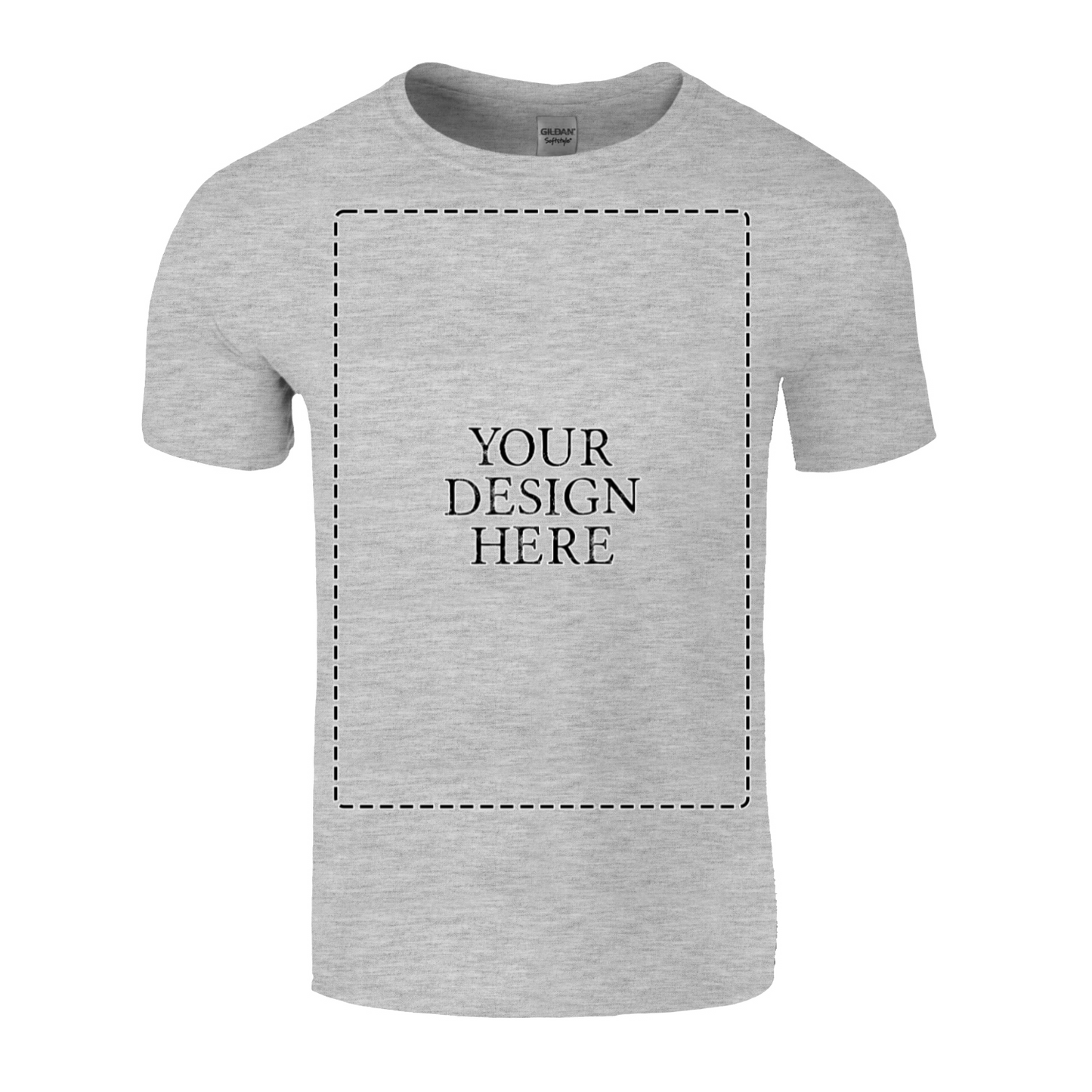 Personalised Unisex T-Shirt Front Print Only