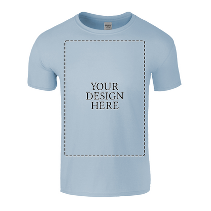 Personalised Unisex T-Shirt Front Print Only