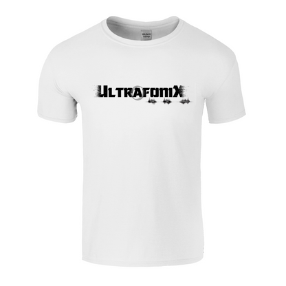 Ultrafonix Logo White Unisex T-Shirt