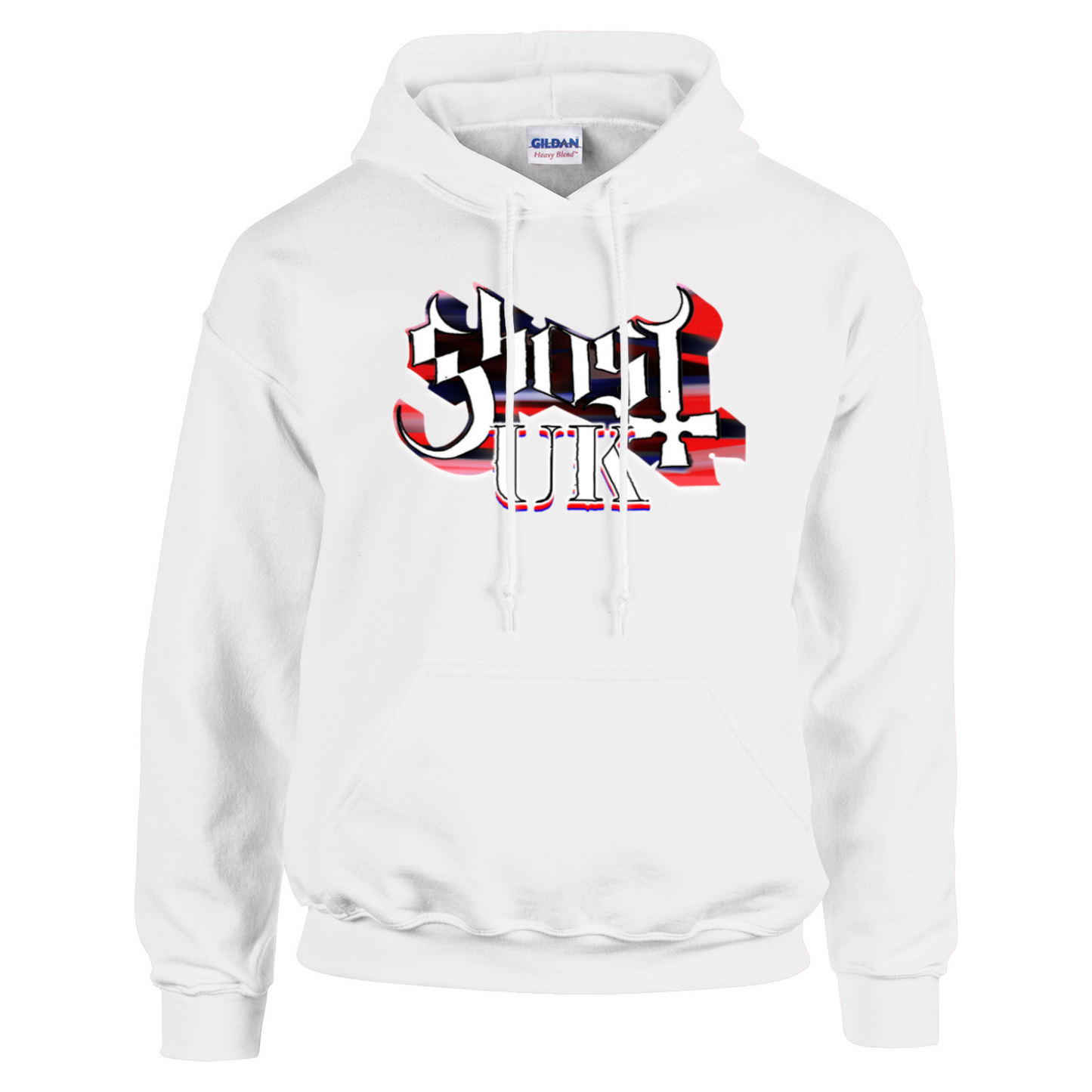 Ghost UK Papa Gon Preach White Unisex Hoodie